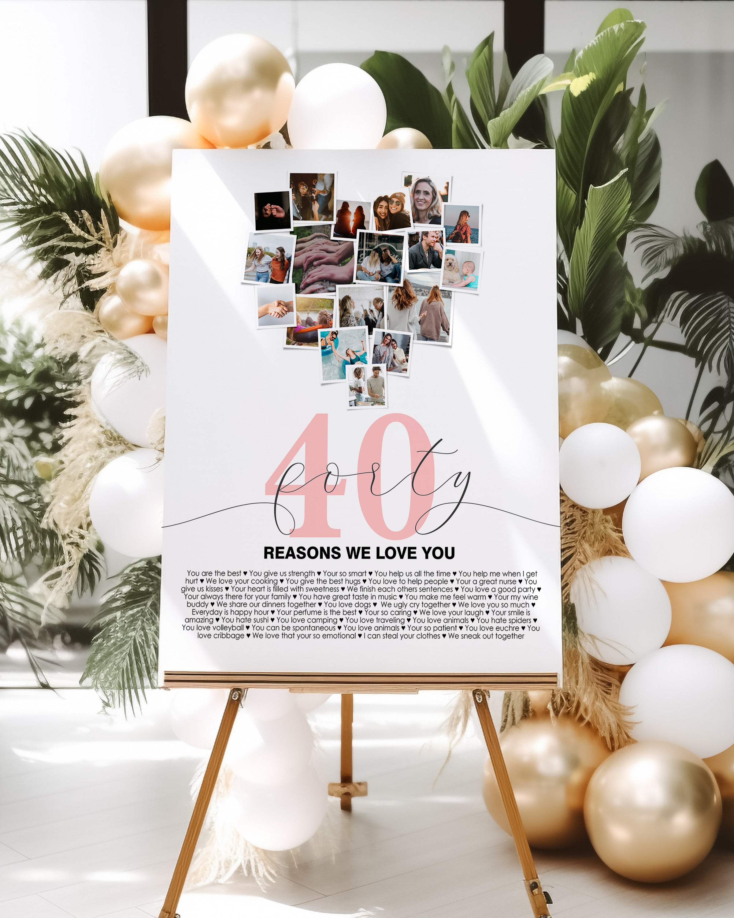 40 Reasons We Love You Print Secondary image