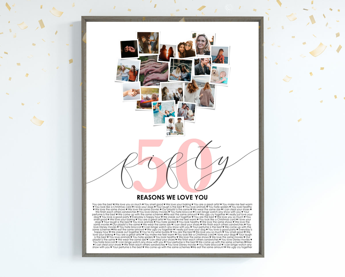 50 Reasons We Love You Print